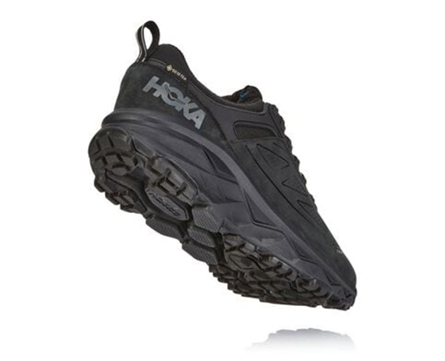 Zapatillas Trail Hoka One One Hombre - Challenger Bajas Gore-Tex - Negras - BAT315720